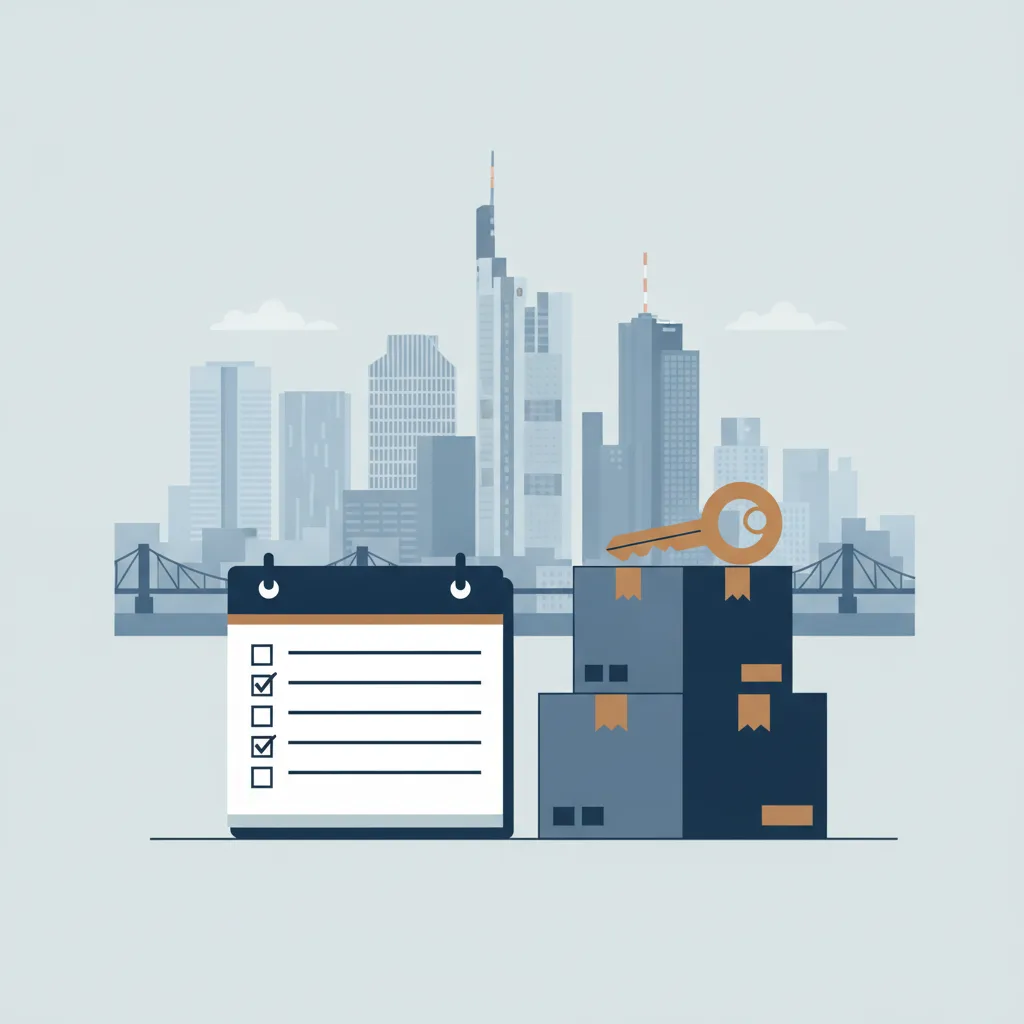 Umzug planen in Frankfurt – Checkliste